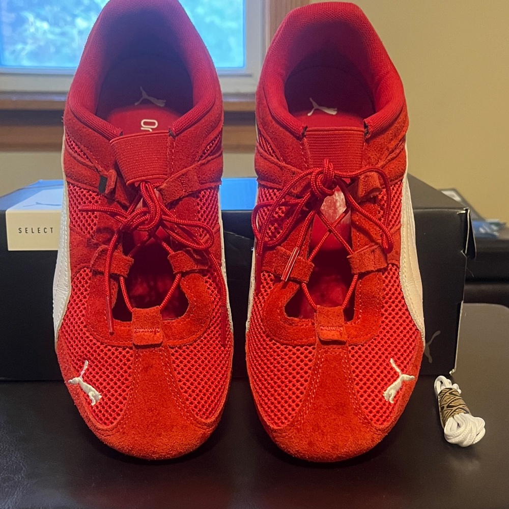 Puma Red Athletic Sneakers for Women